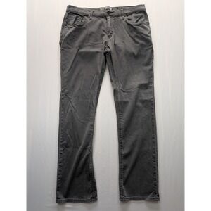 BKE Casuals Jake Straight Gray Pants Mens 36R Cotton Stretch Chino FPP6626R